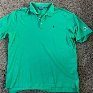 Polo brand green polo Bandon Dunes logo XL